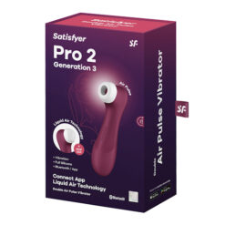 SATISFYER PRO 2 AIR PULSE STIMULATOR VIBRATOR Verpakking statisfyer 2 pro gen 3