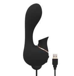 Vibrator Met Zuig Functie Mythical zwart