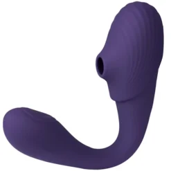 paarse double endend Pulse & Airwave Vibrator