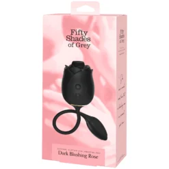 47551 fifty shades of grey dark blushing rose suction vibrator 90 pack